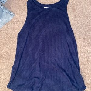 navy blue tank top